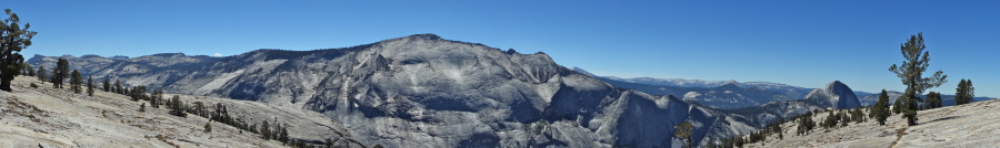 Panorama southeast from Mount Watkins