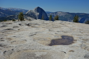 Potholes on the south summit of Mount Watkins