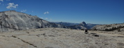Panorama from the broad northeast summit of Mount Watkins.