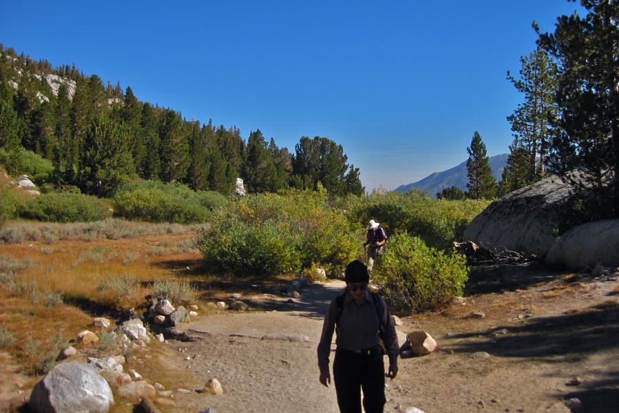 Stella and David reach the junction.