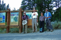 Photo at the end of the hike