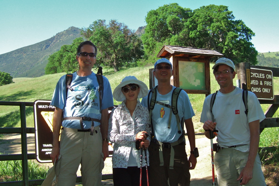 Group photo #2 at the start of the hike at Donner Canyon Trailhead