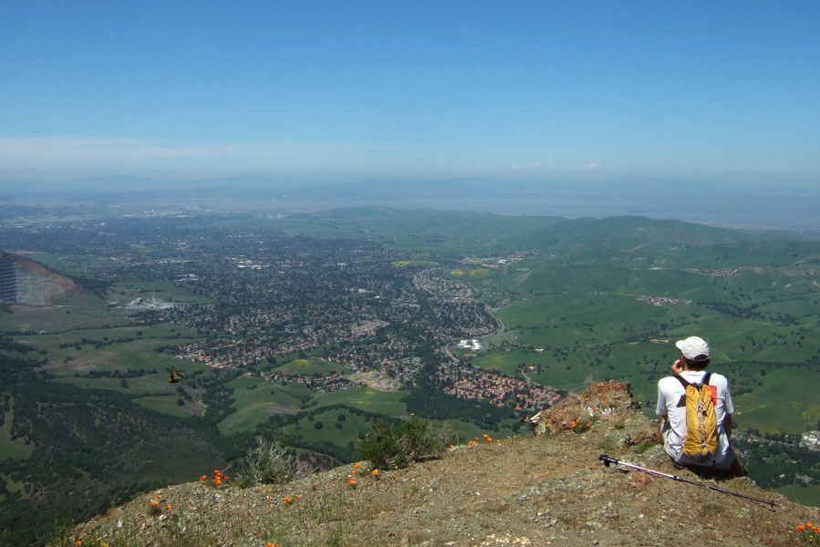 Bill P. contemplates the view from Mt. Olympia (2946ft).