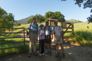 Group photo #1 at the start of the hike at Donner Canyon Trailhead