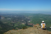 Bill P. contemplates the view from Mt. Olympia (2946ft).