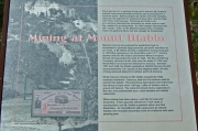 Mining plaque at Prospector's Gap