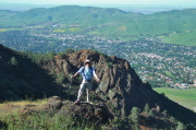 Bill B. enjoys the view on the Eagle Peak Trail.