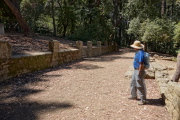 The main drive through the house