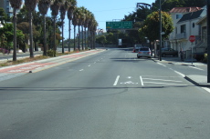 It was on this hill that I first used the motor.