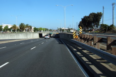 El Camino underpass in Hillsdale