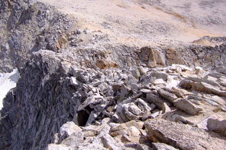 The route down doesn't look as bad.