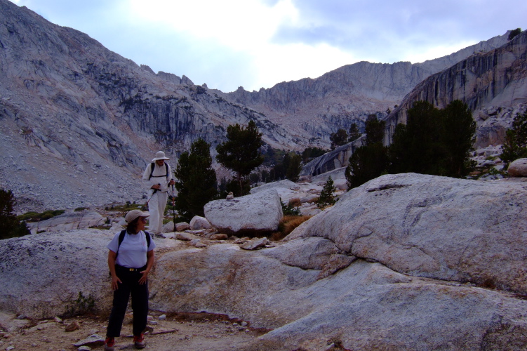 Stella and David descending.