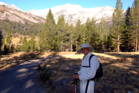 David on the trail.