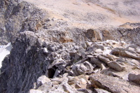 The route down doesn't look as bad.
