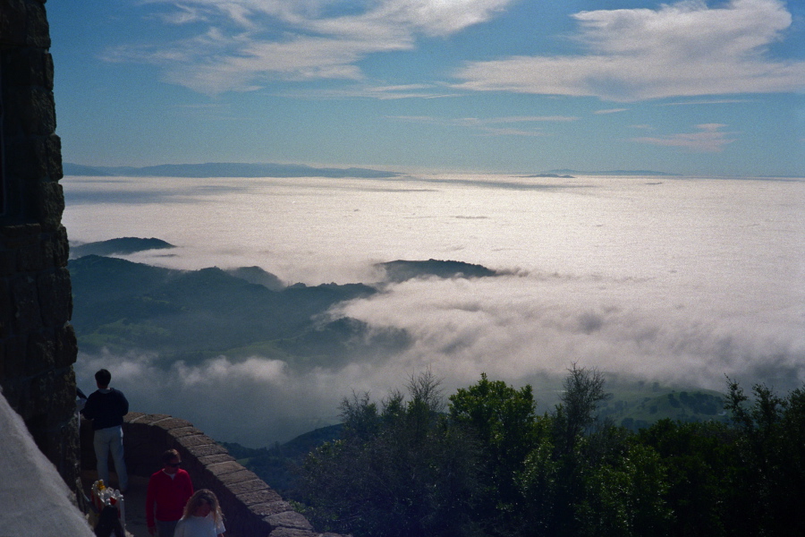 View south from the observation deck