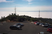 Summit parking area.