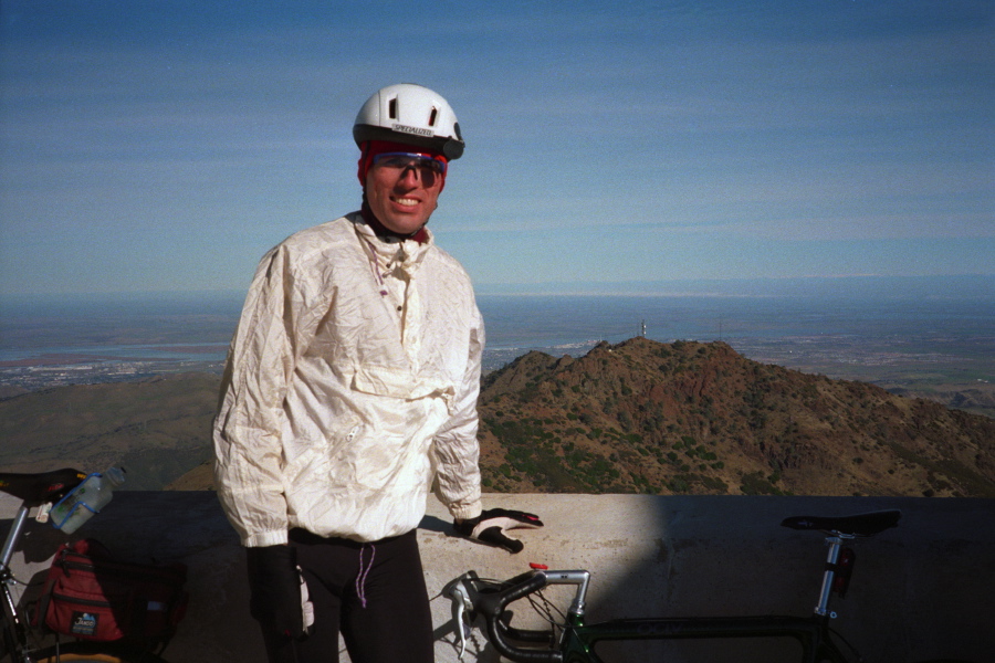 Bill on the observation deck.