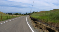 Morgan Territory Rd., descending into Livermore Valley (2050ft)