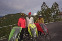 Zach, Bill, and Ron on Mt. Hamilton