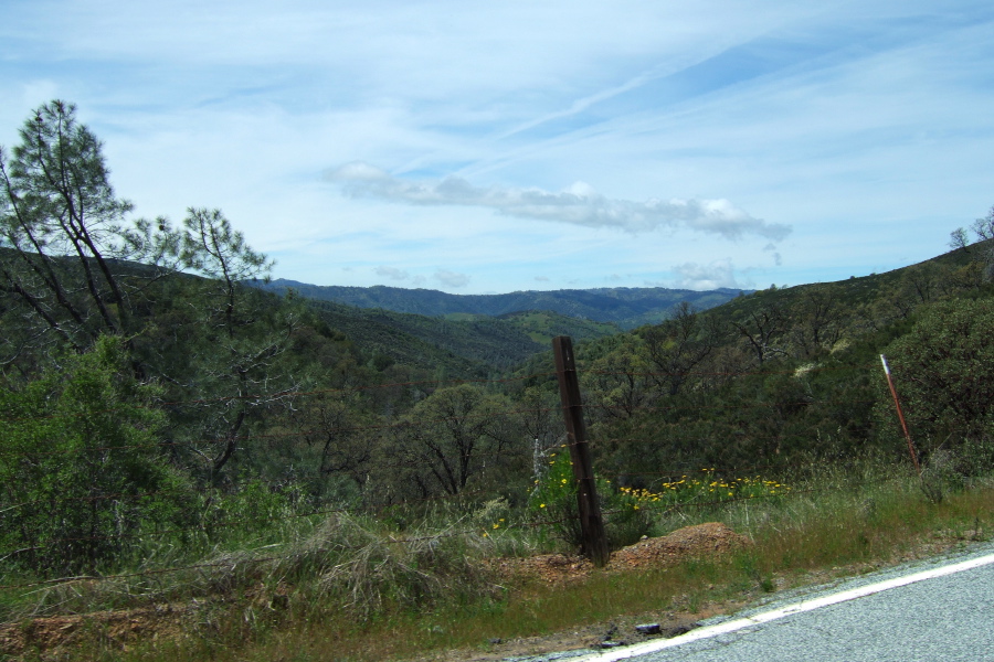 More mountains to the west as far as the eye can see.