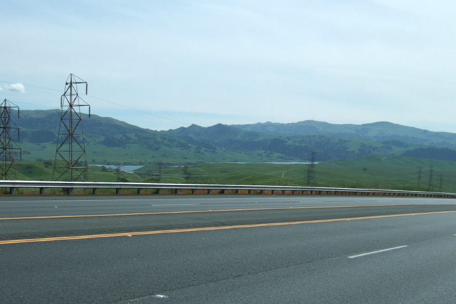 One of the few places from which one can see San Antonio Reservoir (SFWD)