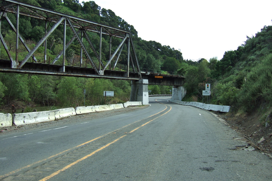 Passing under another old SP bridge