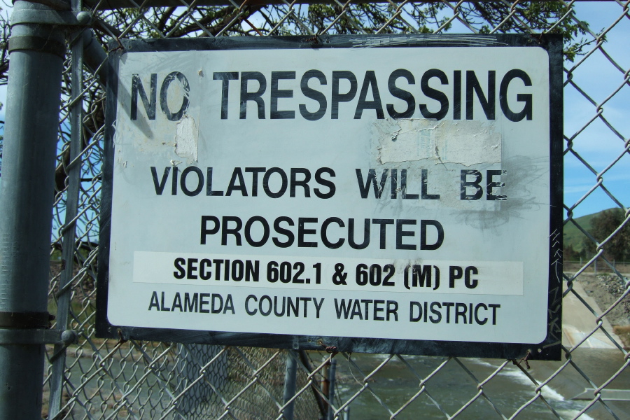 No Trespassing!
