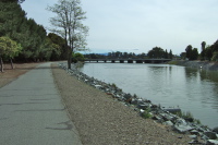 Starting down the Alameda Creek Trail
