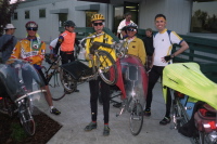 Assembling at the starting area at LERA