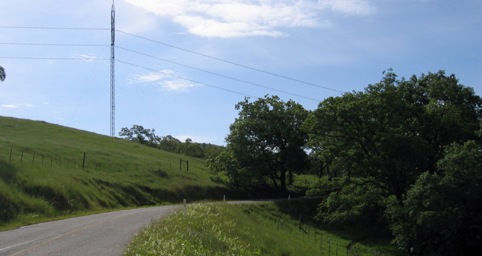 Near the top of the middle climb (2350 ft).