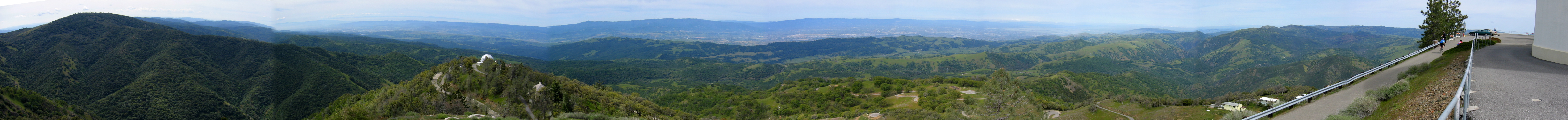 Mt. Hamilton Southwest Panorama
