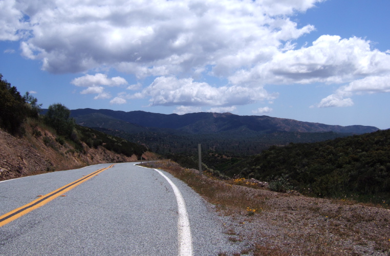 Orestimba Wilderness from China Grade Summit.
