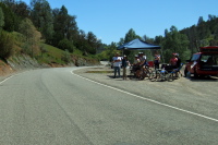 Passing a rest stop for another event.