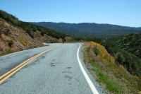 Descending eastward from China Grade Summit into Upper San Antonio Valley.