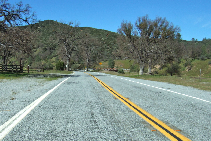 Looking back at the Isabel Creek Bridge.