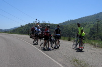 DMD riders taking a break on Mines Rd. (1890ft)