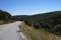 Descending into the Colorado Creek watershed. (2880ft)
