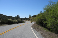 Riding down Arroyo Bayo 1 (2160ft)