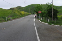 Starting the climb up Calaveras Rd. (150ft)