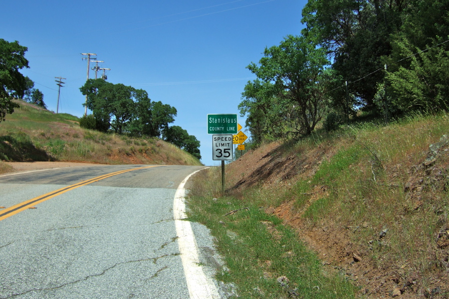 Beauregard Summit; view is to the east.