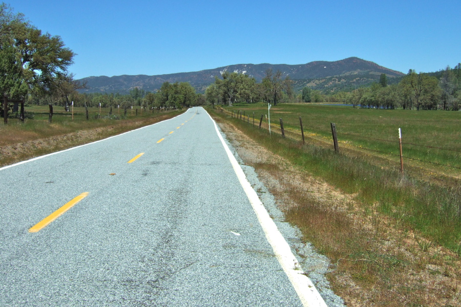 Heading toward Red Mountain through San Antonio Valley