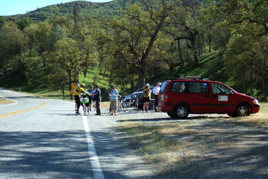 DMD rest stop at Isabel Creek