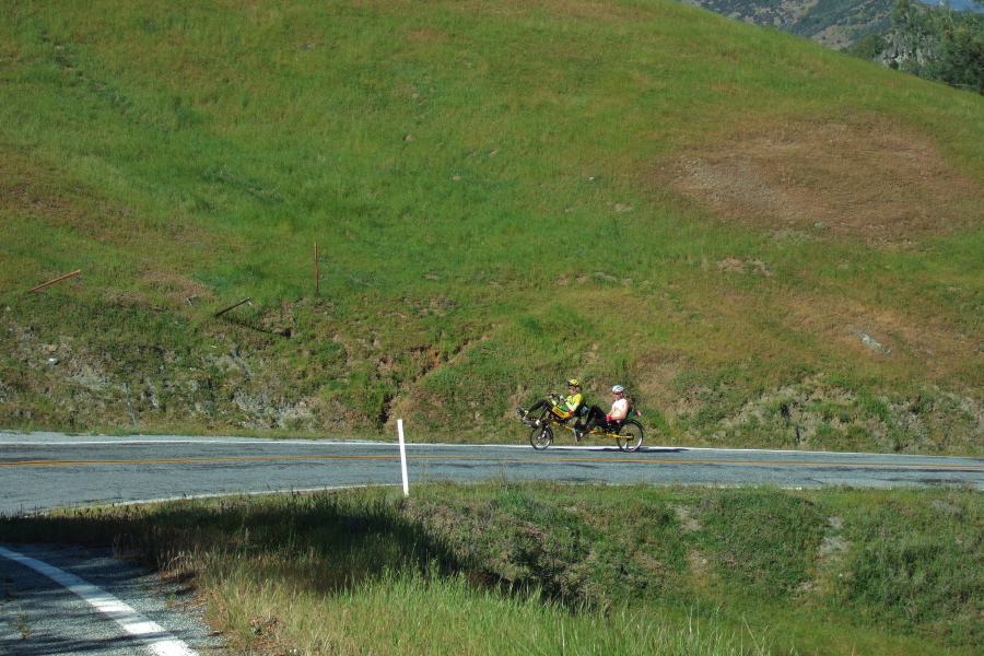 Zach and Willie on the climb
