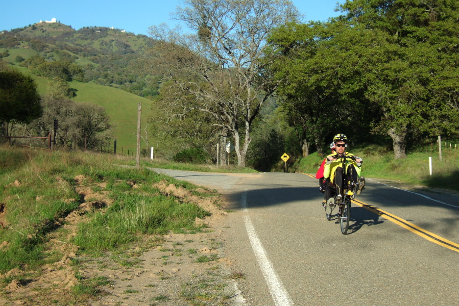 Crossing the middle ridge