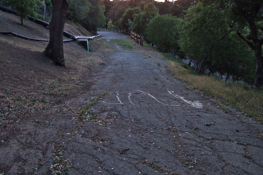 Rough section of Crothers Rd.