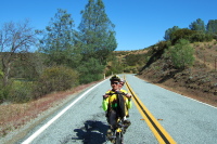 Passing a reservoir along Arroyo Bayo (2)