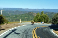 On the steep section