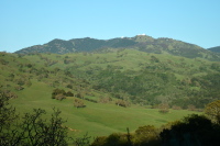 Last view of Mt. Hamilton and Halls Valley from Masters Ridge