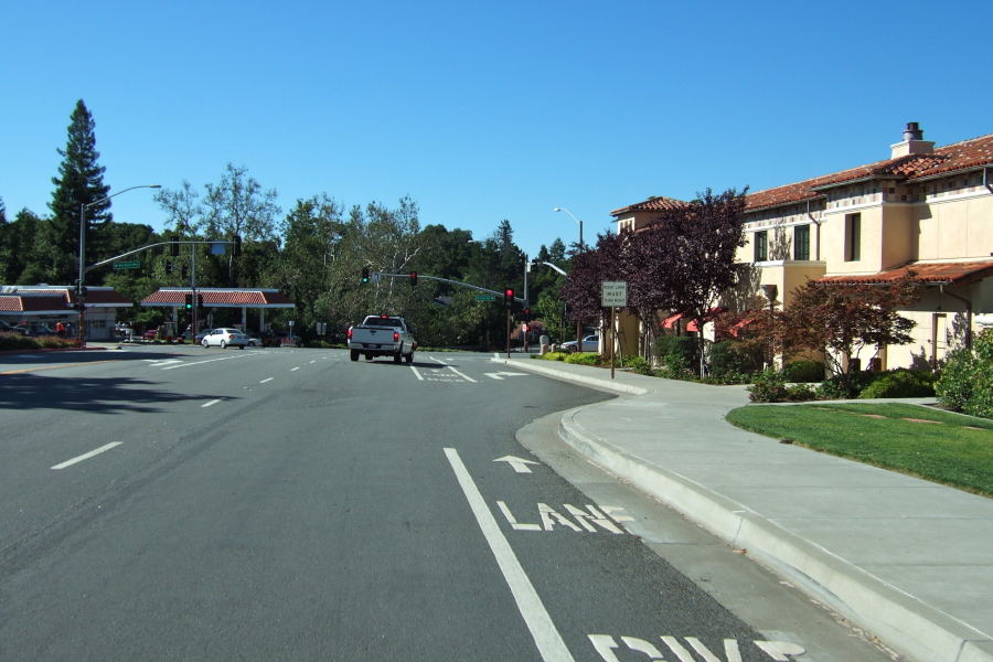 Passing through Saratoga