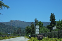 Riding up Browns Valley Rd.